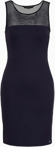 A｜X ARMANI EXCHANGE Women's Sleeveless Bodycon Mesh Dress in Saudi Arabia