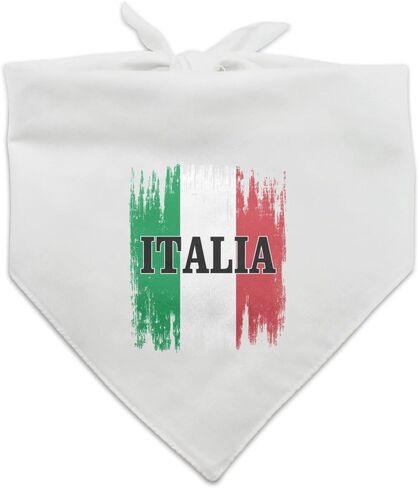 GRAPHICS & MORE Italia Italy Italian Flag Dog Pet Bandana - White in Saudi Arabia