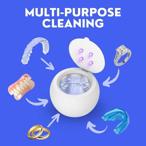 Ultrasonic Cleaner, UV Ultrasonic Cleaner for Aligner, Ultrasonic Bath for Retainer, Whitening Trays, Mouth Guard, Ultrasonic Cleaning Machine, Ultrasonic UV Bath in Saudi Arabia