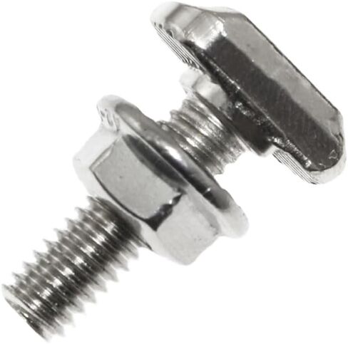 10 قطعة M6x20mm مسامير معدنية مجلفنة T مع 10 قطعة M6 شفة صواميل مجموعة ملحقات الألومنيوم الصناعي in Saudi Arabia