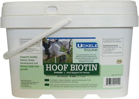 Ucklee Hoof Biotin - دعم الحافر للخيول - 6 رطل (رطل) in Kuwait