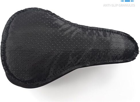 Bicycle Thickened Comfortable seat Cushion, Memory Foam and Gel Cushion Bicycle Saddle Cushion Mountain Bike Comfortable Riding Women Men, Waterproof rain Cover in Saudi Arabia