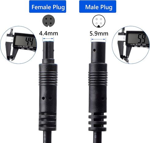 4 Pin Backup Camera Extension Cable 4P Dash Cam Rear View Camera Extension Cord, Mirror Dashcam Rear Camera Extension Cable, Reverse Camera Extension Wire (4Pin-10Ft) in Saudi Arabia