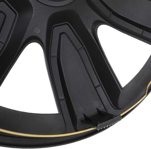 مجموعة ECCPP 4 قطع مقاس 15 بوصة غطاء عجلة Hubcap فضي من OEM بديل كامل للعروة متينة - غطاء خارجي حديث وأنيق لاستبدال إطارات السيارات - غطاء Snap On Hubcap - لـ 09-18 Toyota Camry Corolla in Saudi Arabia