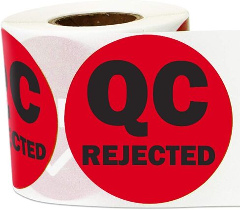 300 QC Hold Stickers, 2 x 2 Inch Quality Hold Stickers Inventory Quality Control QC Inspection Maintenance Warehouse Management Organization Labels - 1 Roll of 300 in Saudi Arabia