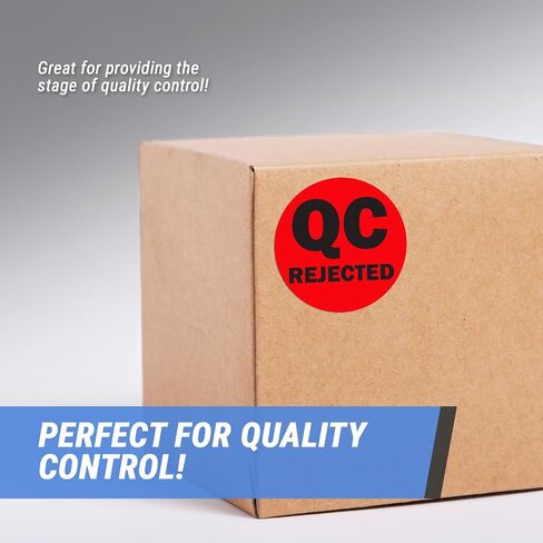 300 QC Hold Stickers, 2 x 2 Inch Quality Hold Stickers Inventory Quality Control QC Inspection Maintenance Warehouse Management Organization Labels - 1 Roll of 300 in Saudi Arabia