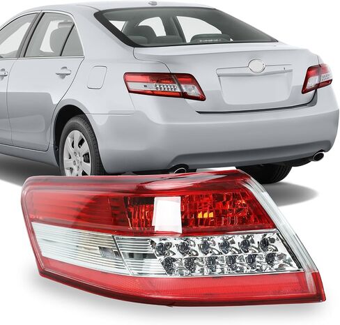 مصباح فرامل خلفي خلفي للسائق على الجانب الأيسر متوافق مع Toyota Camry 2010-2011 (الطراز الفرعي: Base، LE، SE، XLE) in Kuwait