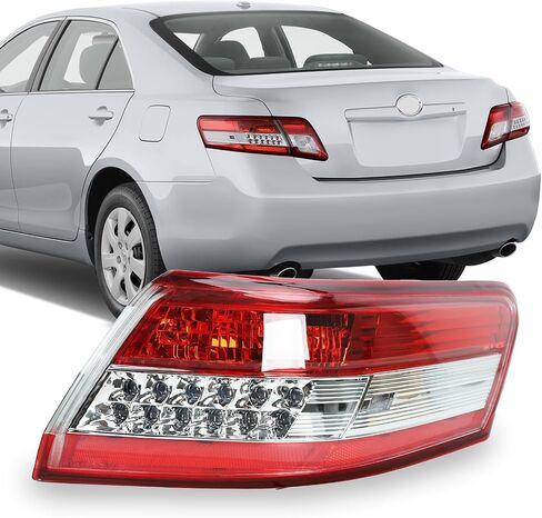 مصباح فرامل خلفي خلفي للسائق على الجانب الأيسر متوافق مع Toyota Camry 2010-2011 (الطراز الفرعي: Base، LE، SE، XLE) in Kuwait