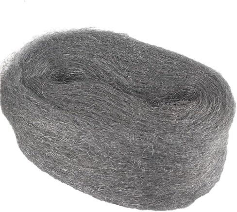 3Pack Stainless Steel Wool,2.5""x16.5FT Steel Wool Fill Fabric Roll,Gap Blocker Coarse Wire Hardware Cloth DIY Kit for Holes, Wall, Garden, Kitchen, Pipeline in Garage,Complimentary Gloves in Saudi Arabia