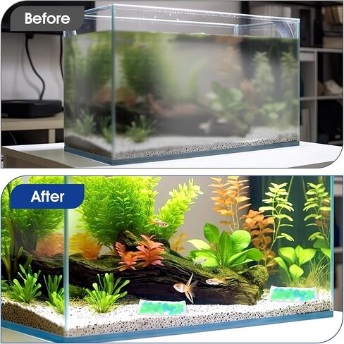 10PCS Aquarium Filter Media Bags with Zipper 3 x 8 Inch Fish Tank Filter Material Net with Fine Mesh Reusable Filter Bags for Activated Carbon Bio Filter Balls Filter Stones Ceramic Rings in Saudi Arabia