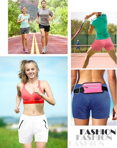 10 Pack Womens Workout Active Athletic Shorts, Dry Fit Running Hiking Gym Shorts with Pockets with Subtle Zipper in Saudi Arabia