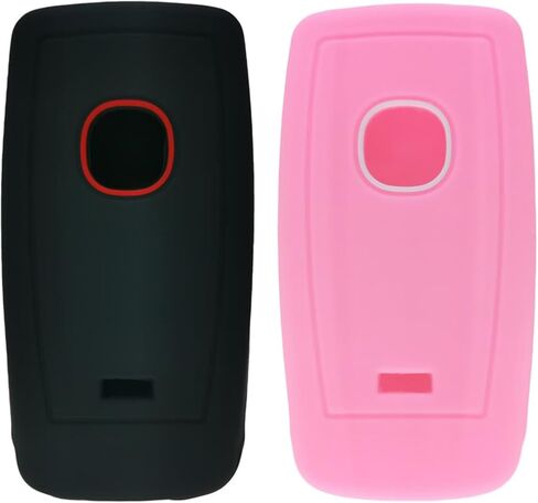 Silicone Key Fob Cover Remote Keyless Case Protector Compatible with Acura ILX MDX RDX RLX TLX 2014-2021 (5 Buttons Black with Red) in Saudi Arabia