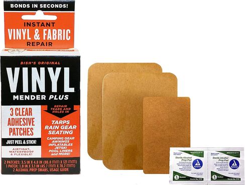 Tear Mender Vinyl Mender Clear Adhesive Patches, 40 Sq. Inches, BRT-1 (Packaging may vary) in Saudi Arabia