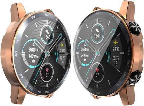 Screen Protector Case Compatible with Huawei Honor Magic Watch 2 46mm TenCloud Covers Full Protective Cover for Honor Magic Watch 2 46mm (Not for 42mm) (Black) in Saudi Arabia