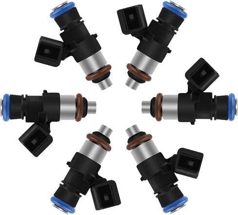 6 قطعة حاقن الوقود لفورد فليكس لثوروس لثورس X للانصهار لحافة لينكولن MKZ لـ MKT لـ MKX لـ MKS لمازدا CX-9 لـ 6 لـ Mercury Sable، KFKGF مجموعات حاقن الوقود استبدال # 280158091 in Kuwait