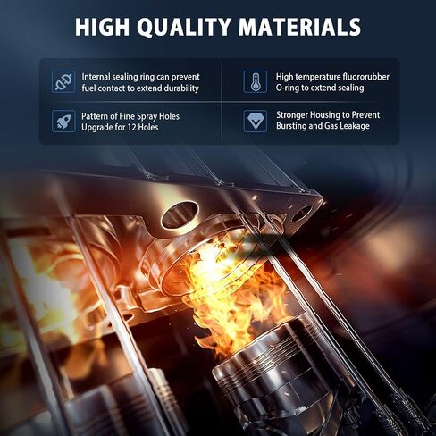 6 قطعة حاقن الوقود لفورد فليكس لثوروس لثورس X للانصهار لحافة لينكولن MKZ لـ MKT لـ MKX لـ MKS لمازدا CX-9 لـ 6 لـ Mercury Sable، KFKGF مجموعات حاقن الوقود استبدال # 280158091 in Kuwait