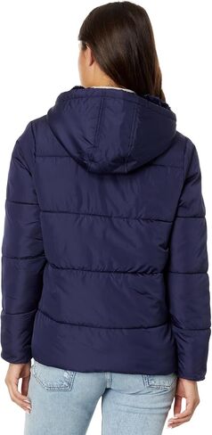 U.S. Polo Assn. Classic Hooded Puffer with Patch Pocket And Cozy Faux Fur Lining in Saudi Arabia