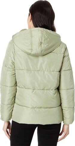 U.S. Polo Assn. Classic Hooded Puffer with Patch Pocket And Cozy Faux Fur Lining in Saudi Arabia