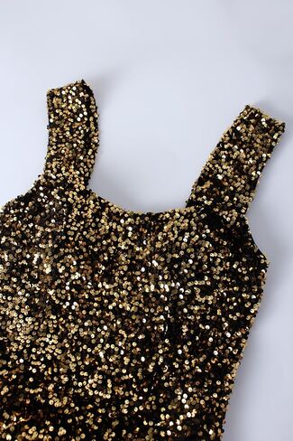 Women's Sequin Long Formal Dresses Off Shoulder Sparkly Dress Sleeveless Cocktail Party Dress Evening Gowns with Side Split in Saudi Arabia