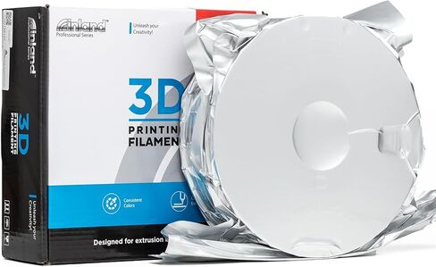 خيوط طابعة INLAND Micro Center ASA ثلاثية الأبعاد 1.75 مم، مقاومة للحرارة والطقس - طباعة الأجزاء الوظيفية الخارجية - دقة الأبعاد +/- 0.03 مم - بكرة من الورق المقوى 1 كجم (2.2 رطل) - أخضر in Kuwait