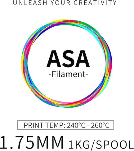 خيوط طابعة INLAND Micro Center ASA ثلاثية الأبعاد 1.75 مم، مقاومة للحرارة والطقس - طباعة الأجزاء الوظيفية الخارجية - دقة الأبعاد +/- 0.03 مم - بكرة من الورق المقوى 1 كجم (2.2 رطل) - أخضر in Kuwait