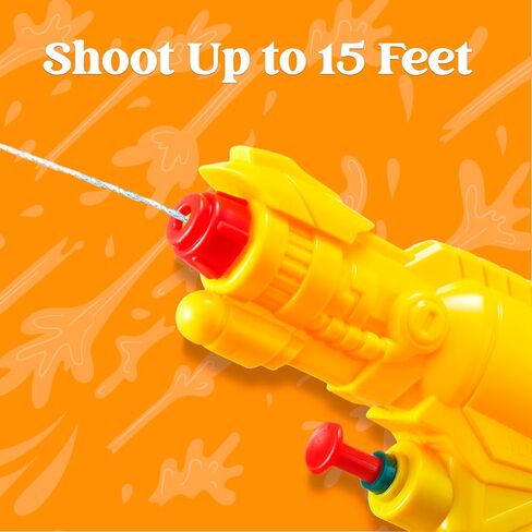 6 قطع من مسدسات المياه للأطفال من Sloosh، مسدسات مائية لحمام السباحة للأولاد والبنات، هدايا صيفية للحفلات في الهواء الطلق ألعاب القتال المائية in Kuwait