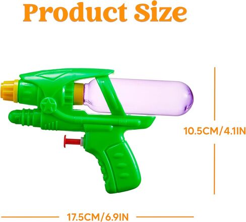 6 قطع من مسدسات المياه للأطفال من Sloosh، مسدسات مائية لحمام السباحة للأولاد والبنات، هدايا صيفية للحفلات في الهواء الطلق ألعاب القتال المائية in Kuwait