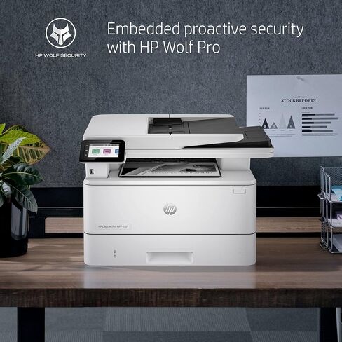 HP LaserJet Pro MFP 4101fdwe Wireless Black & White Printer with HP+ Smart Office Features and Fax (Renewed) in Saudi Arabia