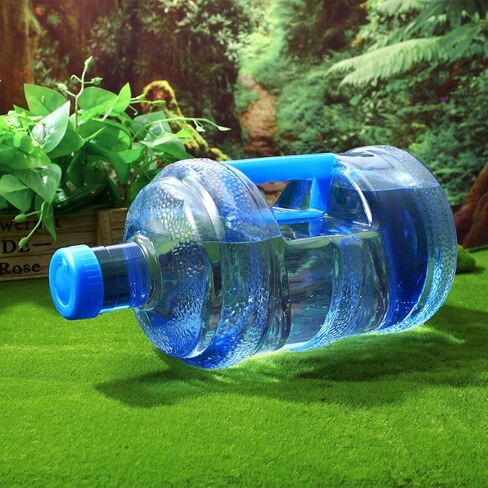 إبريق ماء SOLUSTRE سعة 5 لتر، إبريق زجاجة مياه خارجي محمول، دلو تخزين المياه المعدنية مع مقبض، سعة كبيرة للتخييم في الهواء الطلق، 1.32 جالون in Kuwait