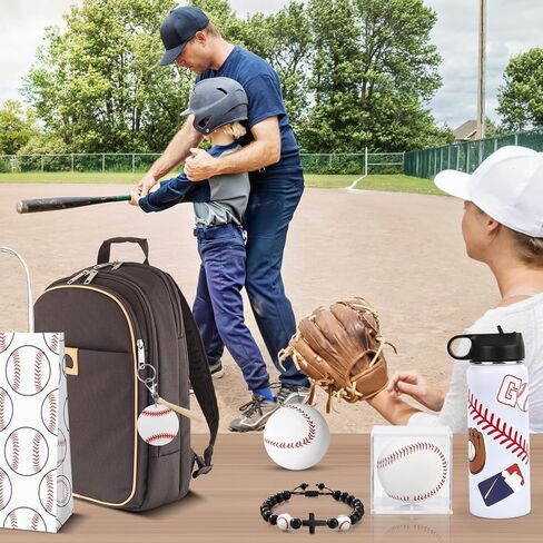 Baseball Accessories Stuff Gifts,Baseballs Water Bottle 50PCS Stickers Gear Gift for Boys Player Lovers 8-12 12-14(18OZ) in Saudi Arabia