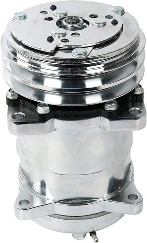 YaeTek جديد عالي الجودة تكييف وضاغط للهواء 12 فولت/V-حزام بكرة لSanden 508 نمط الكروم متوافق مع R-12 وR134A in Kuwait