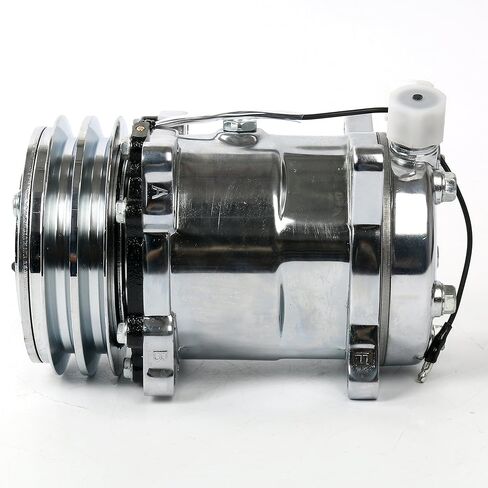 YaeTek جديد عالي الجودة تكييف وضاغط للهواء 12 فولت/V-حزام بكرة لSanden 508 نمط الكروم متوافق مع R-12 وR134A in Kuwait