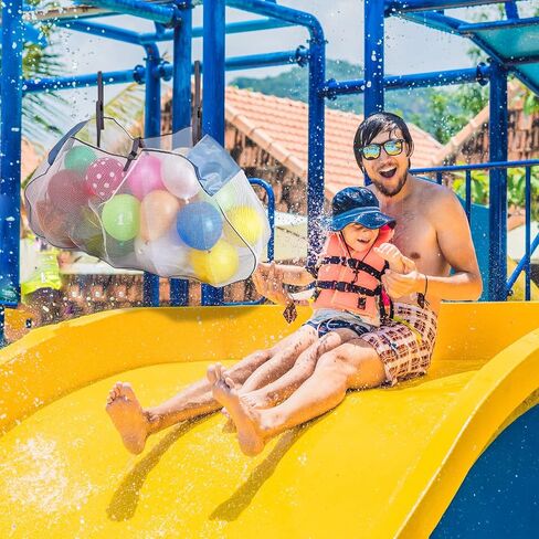 حقيبة تخزين حمام السباحة، حقيبة تخزين ألعاب حمام السباحة، حقيبة شبكية كبيرة للتعليق، ملحقات حمام السباحة، منظم ألعاب للأطفال المطاطية، ألعاب حمام السباحة، العوامات، كرة القدم، كرات السلة، مستلزمات المرآب (أزرق وأخضر) in Kuwait