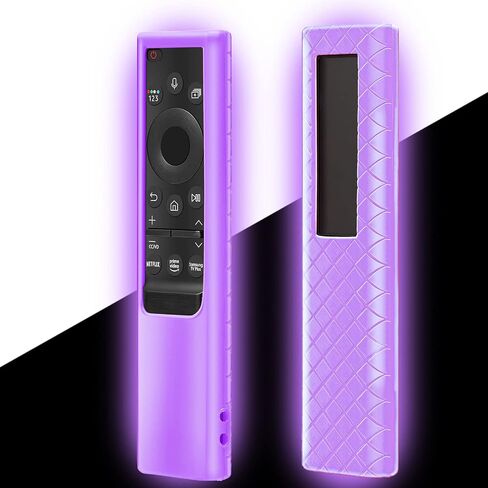 Case Compatible with Samsung Smart TV Remote Control 2021/2022, Remote Cover for Samsung Solar Cell Remote BN59-01357 BN59-01385 BN59-01265A Universal Silicone Skin Sleeve Glow in The Dark Green in Saudi Arabia