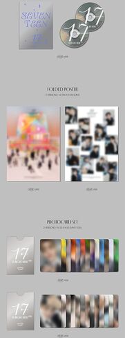 Seventeen 17 is Right HERE أفضل قرص مضغوط لألبوم + ملصق مطوي على العبوة + صندوق الصادر + كتاب الصور + كتاب الأرشفة + كتاب الأغاني + كتاب الصور الخاص بالفريق + بطاقة الصور الفوتوغرافية + تتبع SVT مختوم (نسخة الاستماع) in Saudi Arabia