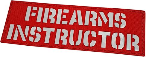 مدرب الأسلحة النارية 3 × 8 باللونين الأحمر والأبيض مع رقعة عاكسة عالية الوضوح in Kuwait