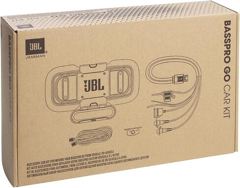 مجموعة السيارة JBL BassPro Go - مجموعة ملحقات السيارة لنقل BassPro Go من مركبة إلى أخرى، قاعدة تثبيت قابلة للفصل وحزام قطع سريع، تجربة استماع سلسة in Saudi Arabia
