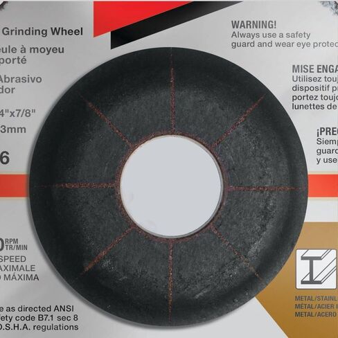 Makita A-95956-5 4-1/2" x 1/4" x 7/8" INOX Grinding Wheel, 36 Grit, 5/pk in Saudi Arabia