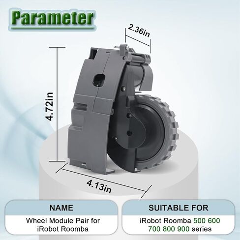 Right Drive Wheel Module for iRobot Roomba 500 600 700 800 900 Robot Vacuum Cleaner Repair Replacement Parts Accessories in Kuwait