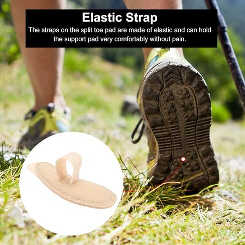 Yinhing Hammer Toe Cushion, Bunion Support Pads, Adjustable Toe Straighteners for Curled Toes, Buttress Pad for Foot Correction (Right Foot) in Kuwait