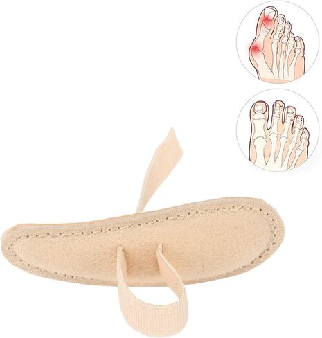 Yinhing Hammer Toe Cushion, Bunion Support Pads, Adjustable Toe Straighteners for Curled Toes, Buttress Pad for Foot Correction (Right Foot) in Kuwait