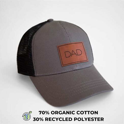 قبعة Inkopious Dad Trucker Hat من الجلد النباتي هدية لعيد الأب in Kuwait