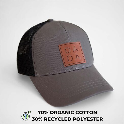 قبعة Inkopious Dad Trucker Hat من الجلد النباتي هدية لعيد الأب in Kuwait