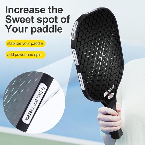 Lightweight Fiberglasses Pickleball Paddles Sets with Overgrips, Lead Tapes, Pickleball Balls in Saudi Arabia