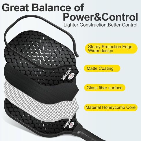 Lightweight Fiberglasses Pickleball Paddles Sets with Overgrips, Lead Tapes, Pickleball Balls in Saudi Arabia