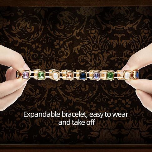 سوار مطاطي من اللؤلؤ الباروكي مع حجر الراين الأوجه كابوشون، سوار فاخر منصهر مصبوب مع أحجار كريمة ملونة للنساء، سوار معدني من الملمس للحفلات in Kuwait