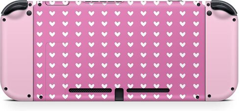 Tacky design Kawaii Skin Compatible with Nintendo Switch, Pastel Pink Cats Skin Compatible with Nintendo Vinyl 3m Sticker Full wrap Cover in Saudi Arabia