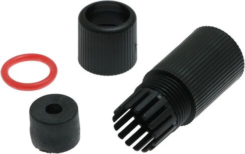 Maxmoral 10 Sets Waterproof Connector Ethernet Cable Surveillance Camera Tail Line Waterproof Cap Outdoor Network IP Camera Tail Fiber Cable Connection Cover Adapter Rainproof Protector RJ45 Black in Saudi Arabia