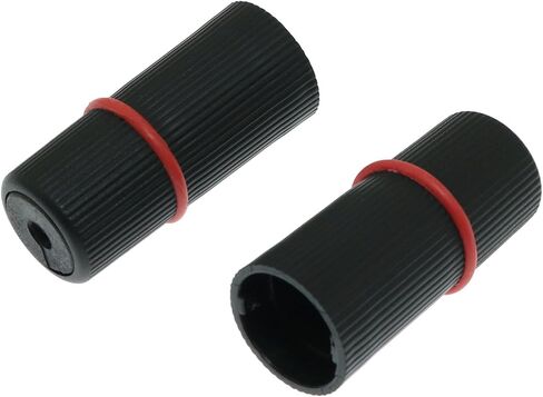 Maxmoral 10 Sets Waterproof Connector Ethernet Cable Surveillance Camera Tail Line Waterproof Cap Outdoor Network IP Camera Tail Fiber Cable Connection Cover Adapter Rainproof Protector RJ45 Black in Saudi Arabia