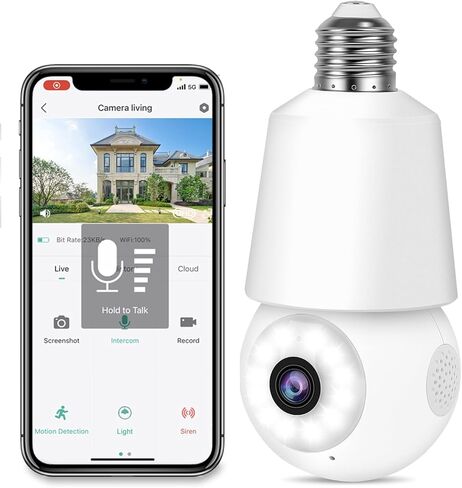 كاميرات مراقبة 2K رؤية ليلية بالألوان الكاملة SD/التخزين السحابي، LC323 in Kuwait